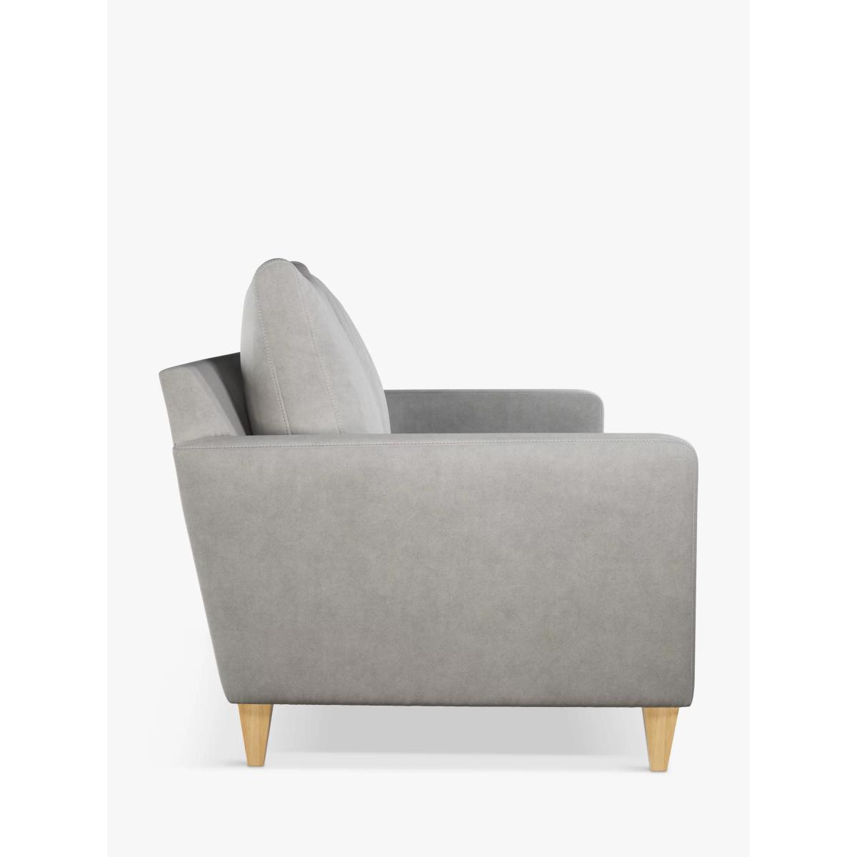 John Lewis & Partners Bailey Medium 2 Seater High Back Sofa, Light Leg, Quartz Grey – image 2
