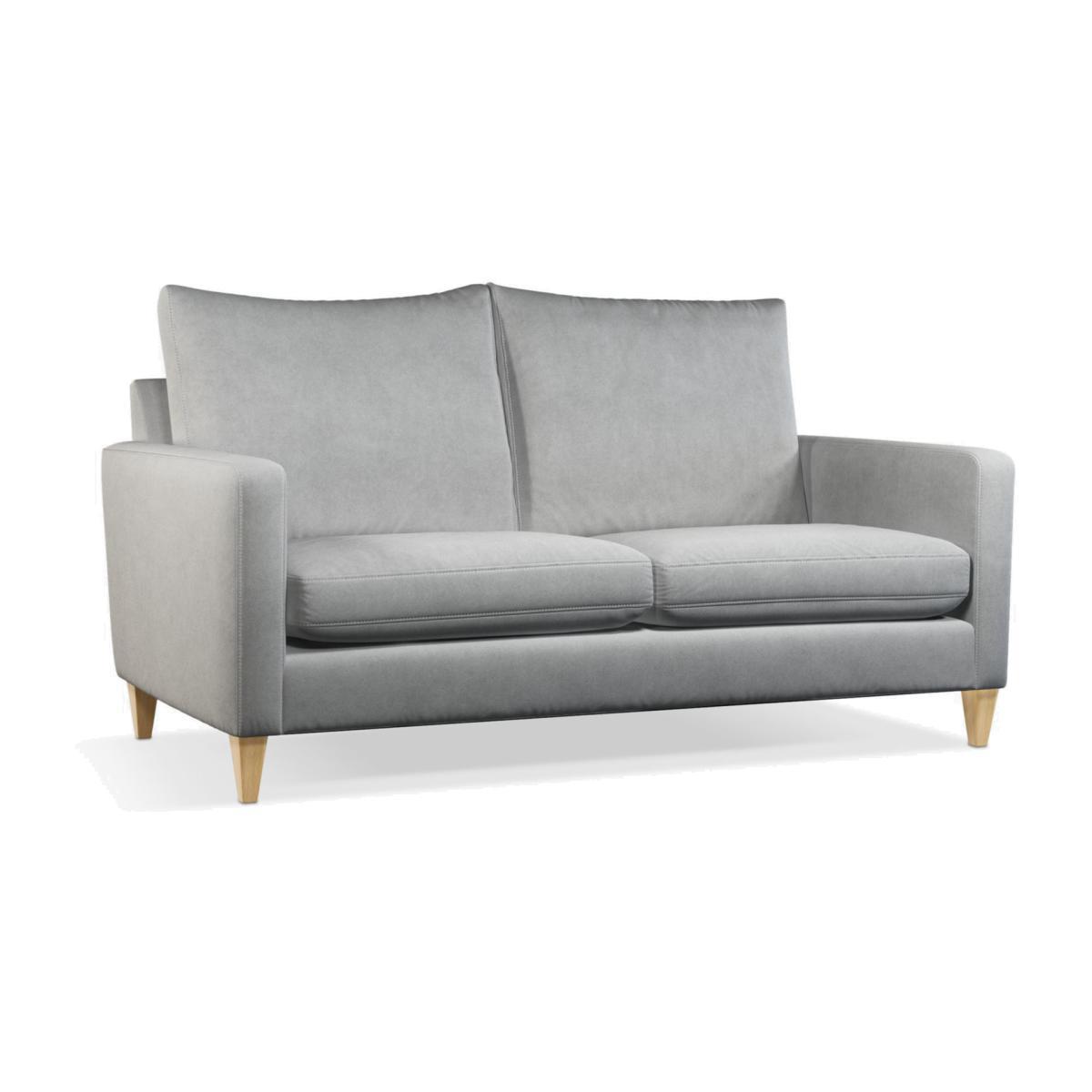 John Lewis & Partners Bailey Medium 2 Seater High Back Sofa, Light Leg, Quartz Grey – image 1