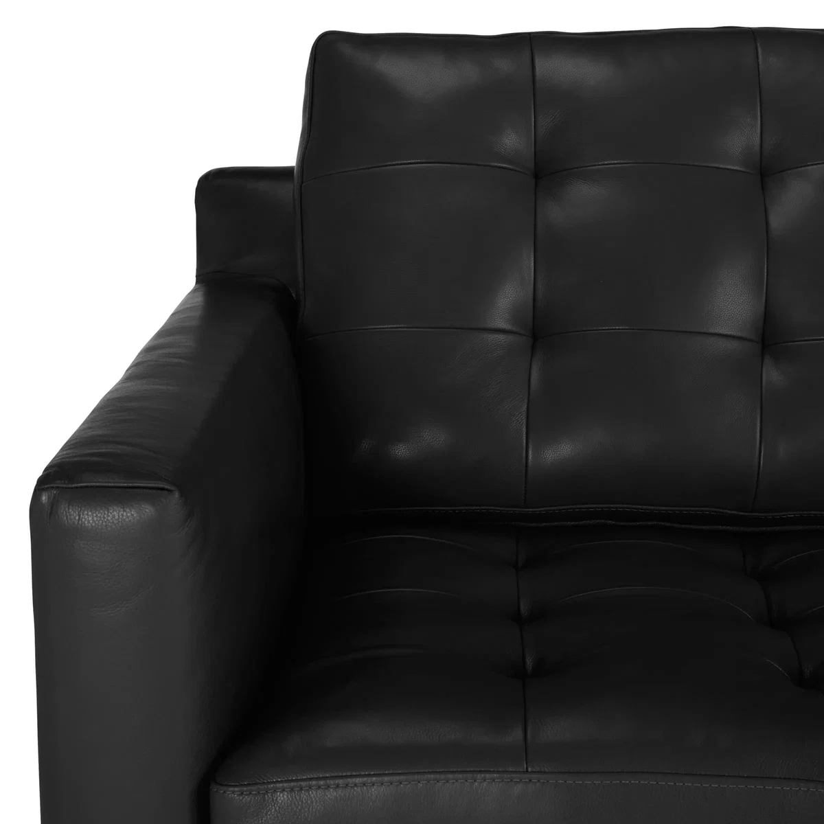 John Lewis & Partners Draper Leather Grand 4 Seater Sofa, Dark Leg – image 5