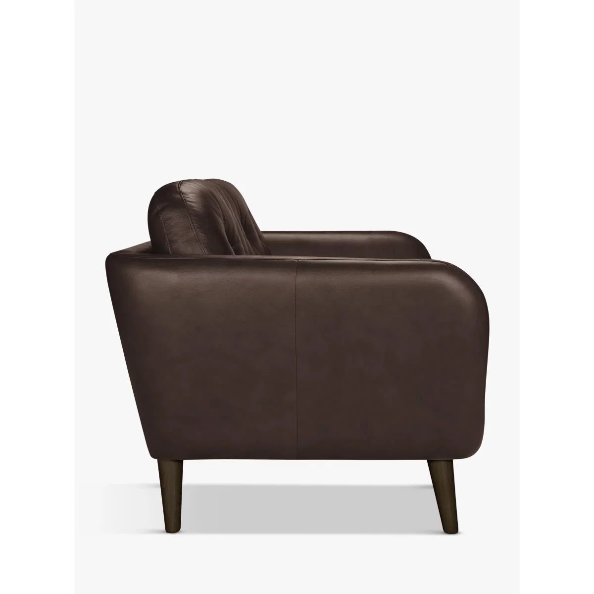 John Lewis & Partners Arlo Small 2 Seater Leather Sofa, Dark Leg – image 4