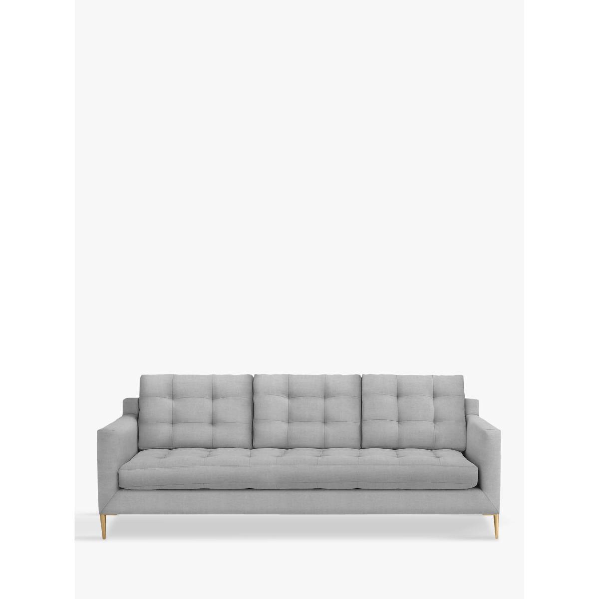 John Lewis & Partners Draper Grand 4 Seater Sofa, Light Leg, Saga Grey – image 3