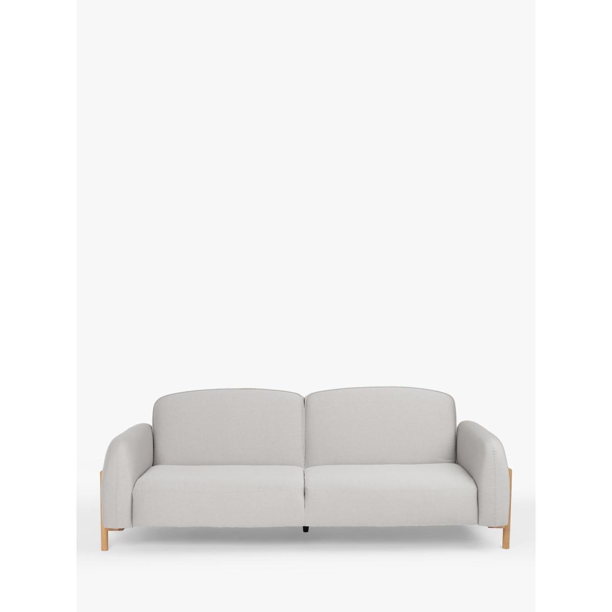 John Lewis Embrace Small 2 Seater Sofa Bed, Light Leg/Town Grey – image 3