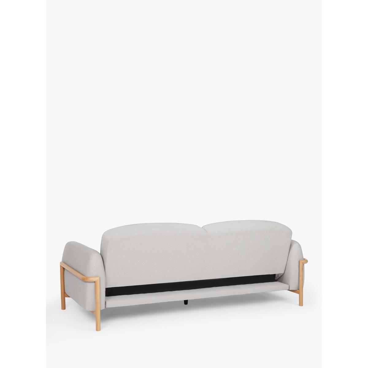 John Lewis Embrace Small 2 Seater Sofa Bed, Light Leg/Town Grey – image 5