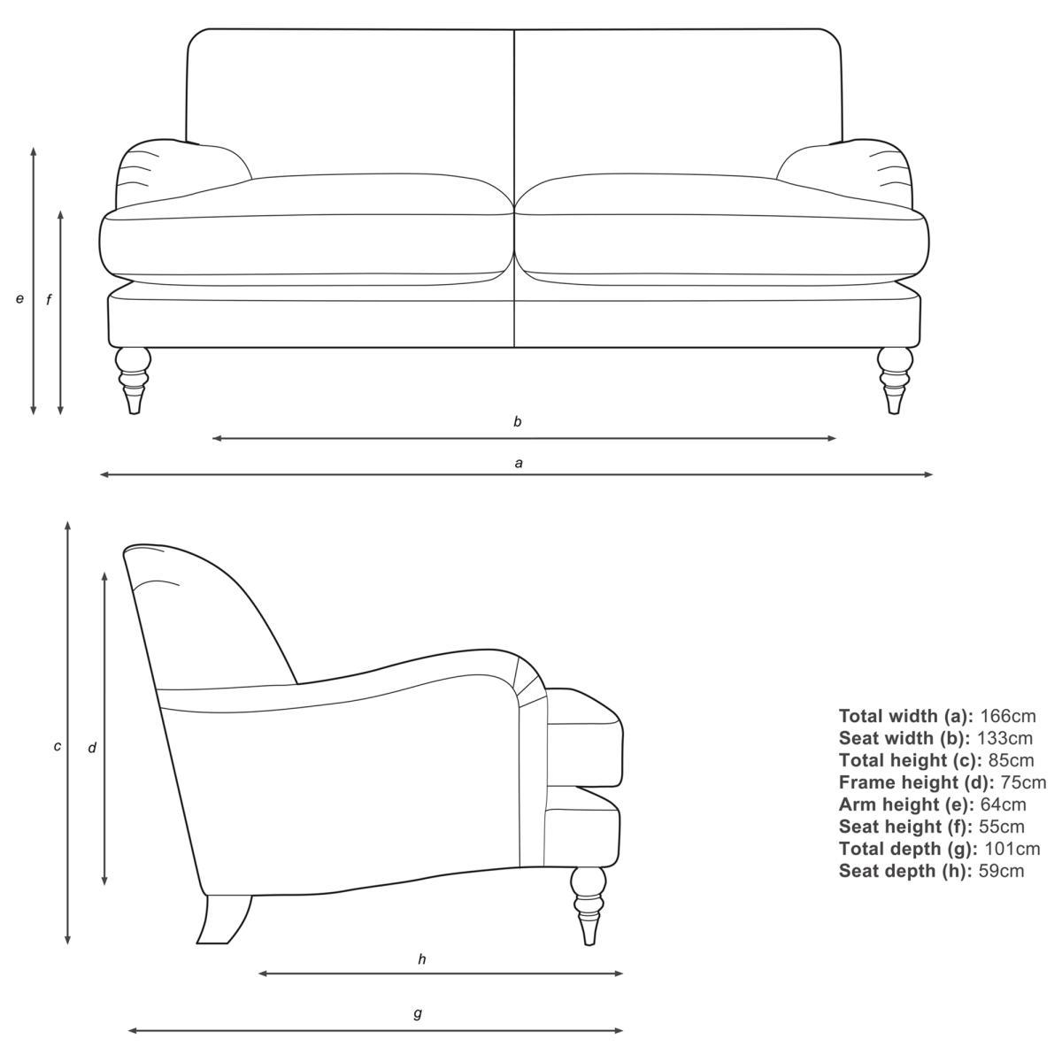 John Lewis & Partners Harrogate High Back Medium 2 Seater Sofa – image 8