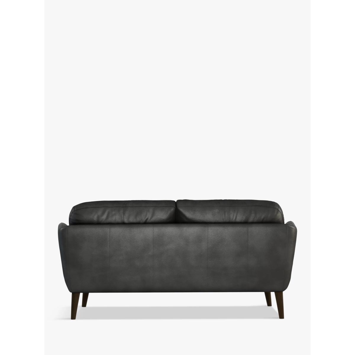 John Lewis & Partners Arlo Medium 2 Seater Leather Sofa, Dark Leg, Winchester Anthracite – image 3