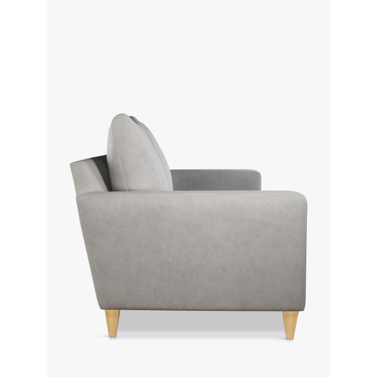 John Lewis & Partners Bailey Large 3 Seater High Back Sofa, Light Leg, Quartz Grey – image 2