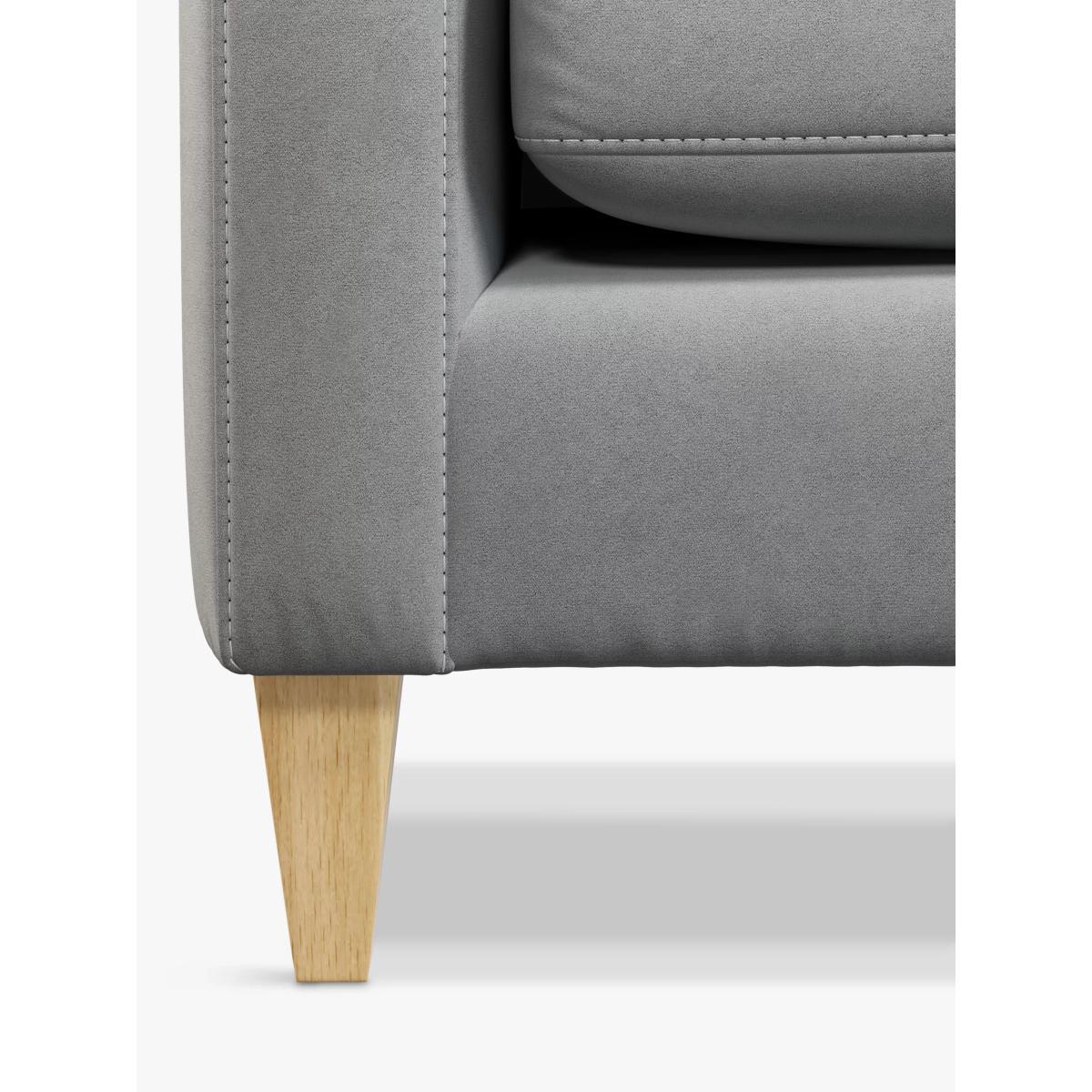 John Lewis & Partners Bailey Large 3 Seater High Back Sofa, Light Leg, Quartz Grey – image 5