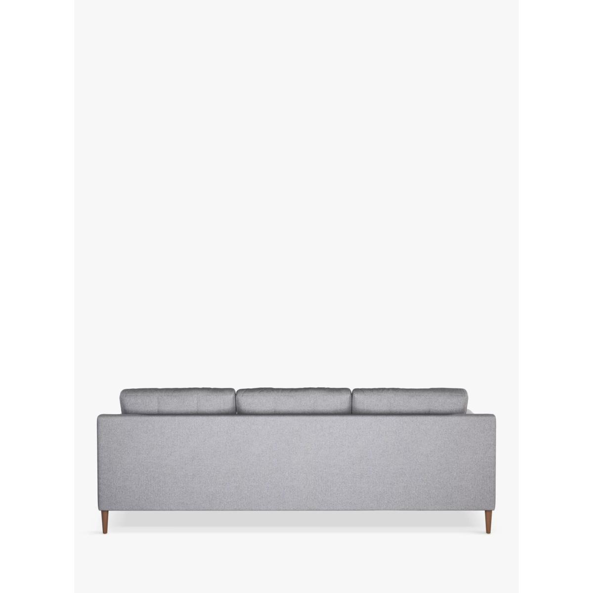 John Lewis Draper Grand 4 Seater Sofa, Light Leg, Brushed Tweed Grey – image 3