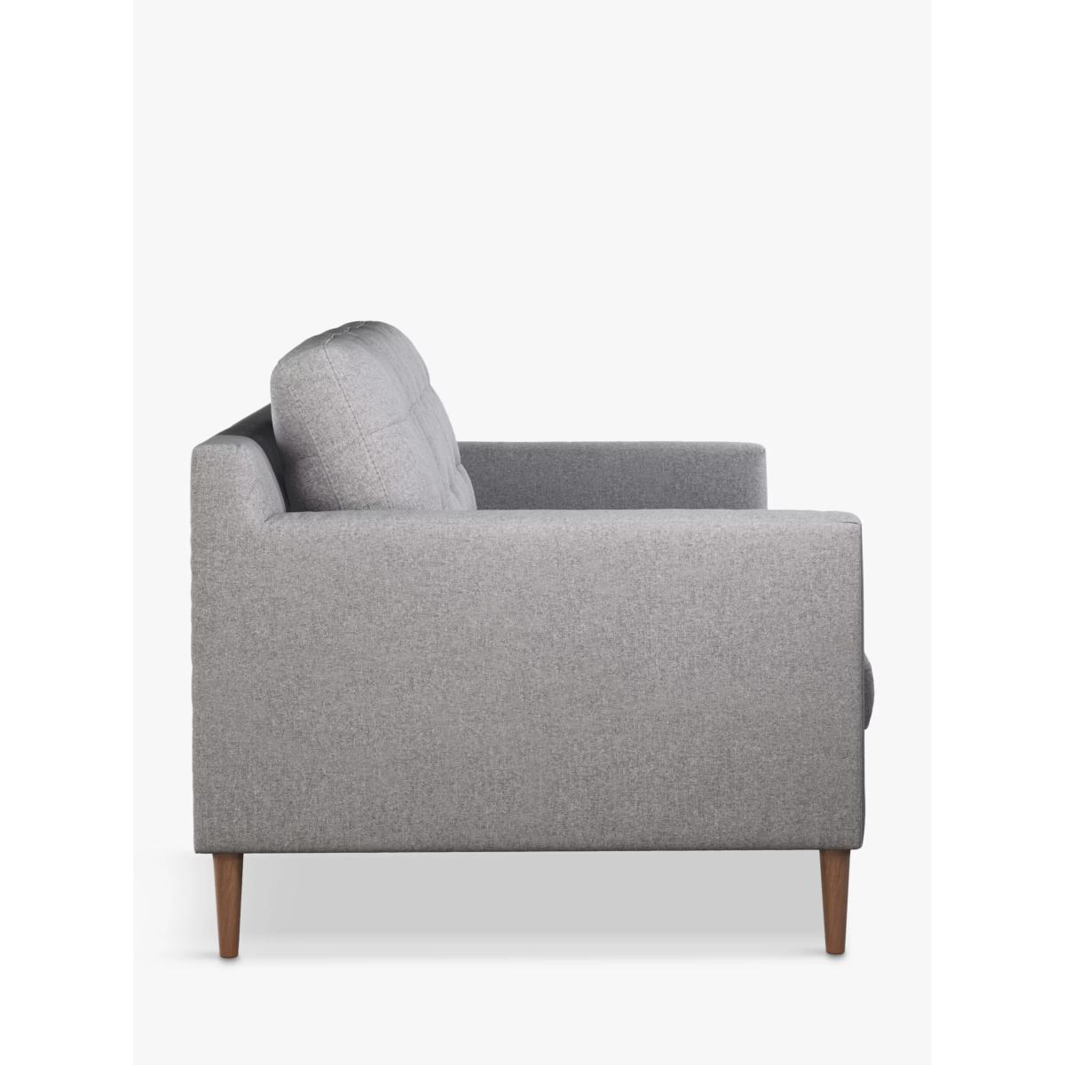 John Lewis Draper Grand 4 Seater Sofa, Light Leg, Brushed Tweed Grey – image 6
