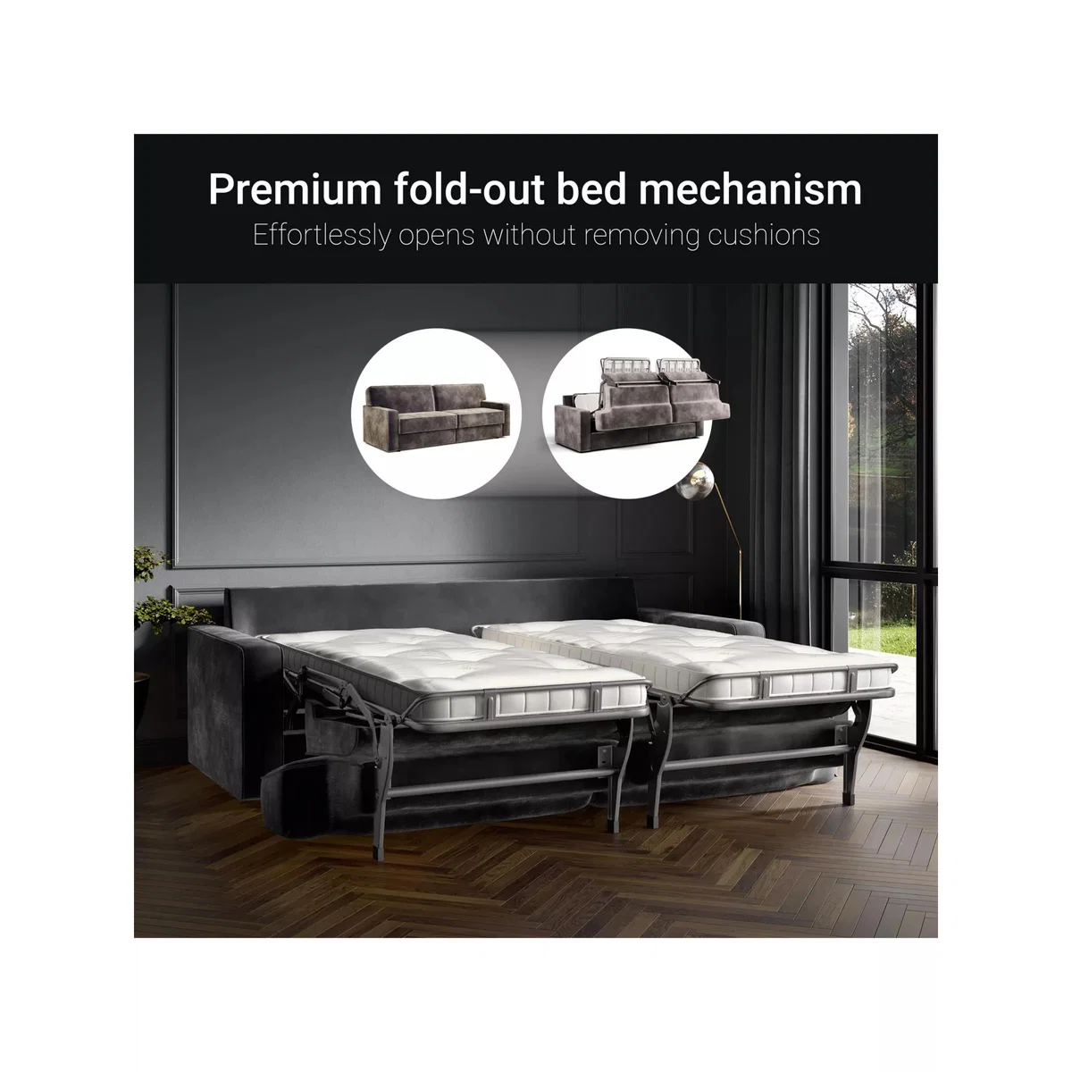 JAY-BE Linea 4 Seater Sofa Bed – image 3