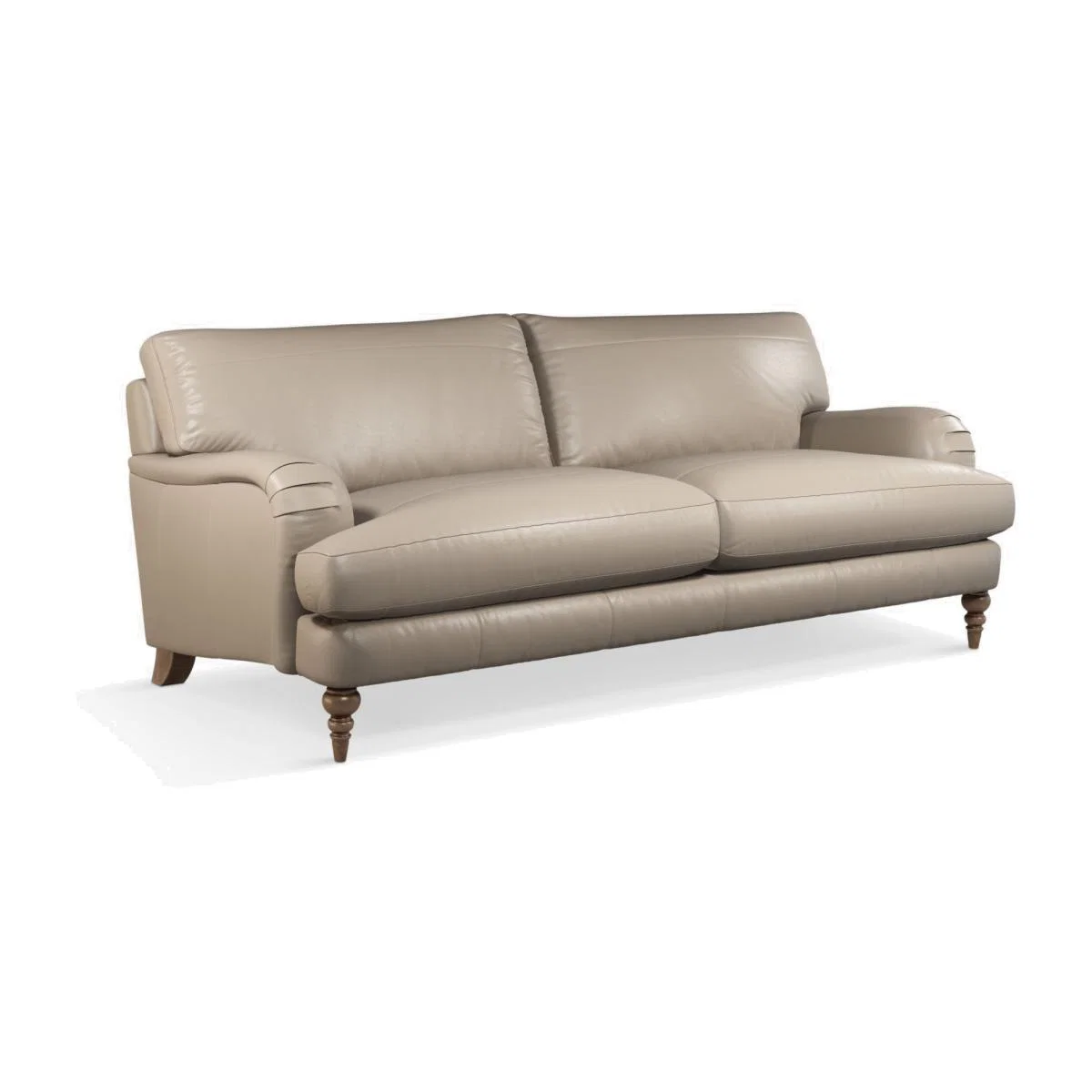 John Lewis & Partners Otley Grand 4 Seater Leather Sofa, Dark Leg – image 1