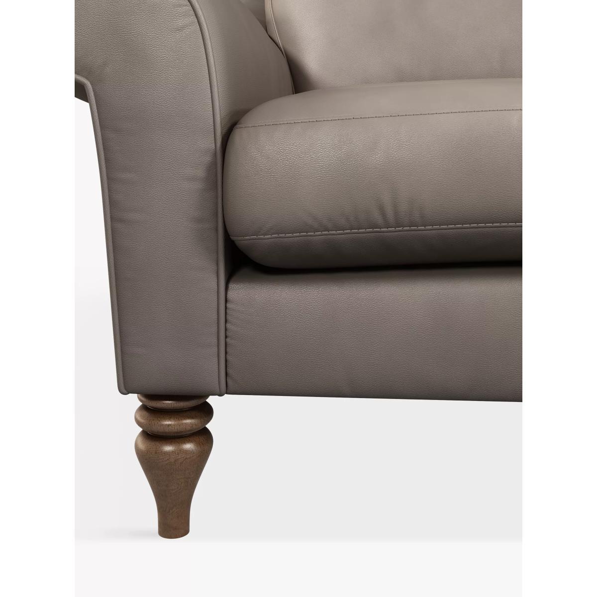 John Lewis & Partners Camber Small 2 Seater Leather Sofa, Dark Leg – image 5