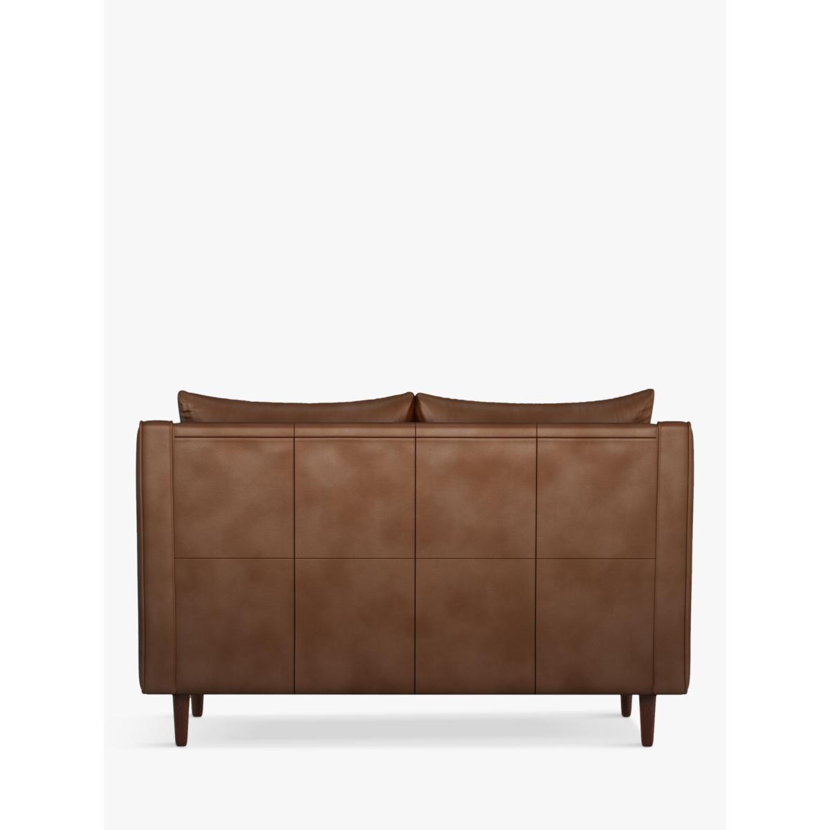 John Lewis & Partners Harp Small 2 Seater Leather Sofa, Dark Leg – image 3