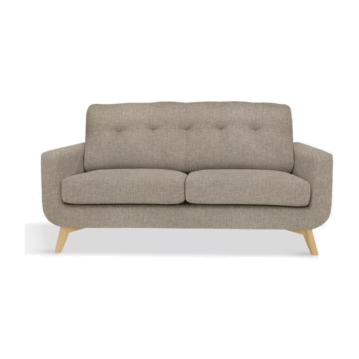 John Lewis & Partners Barbican Medium 2 Seater Sofa, Light Leg, Aquaclean Connie Grey – image 1