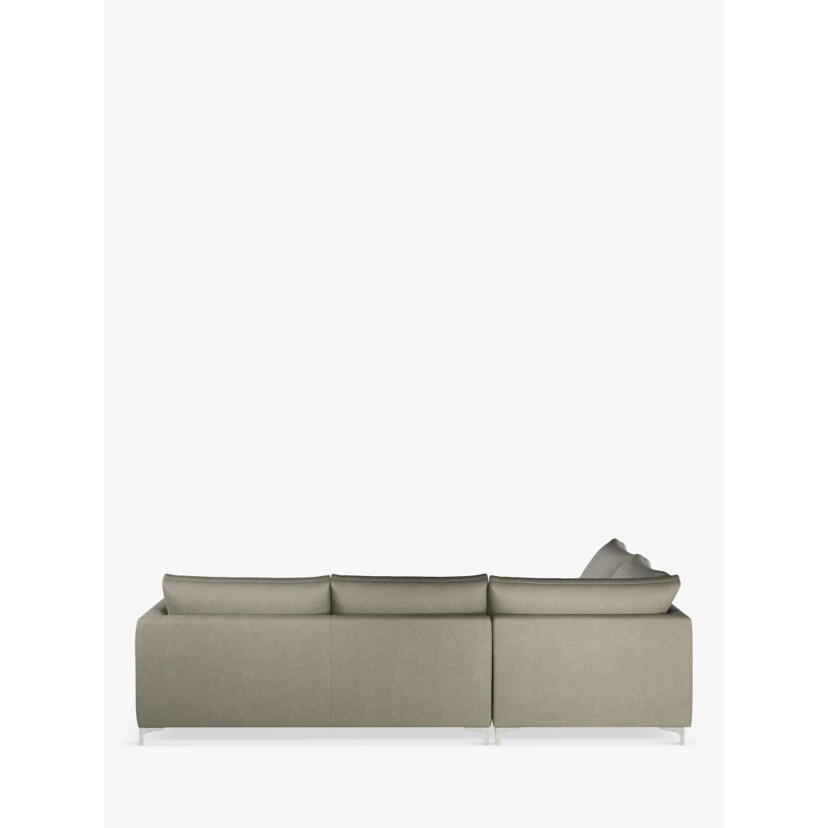 John Lewis & Partners Retreat 5+ Seater LHF Corner Chaise End Sofa, Light Leg, Erin Grey – image 3