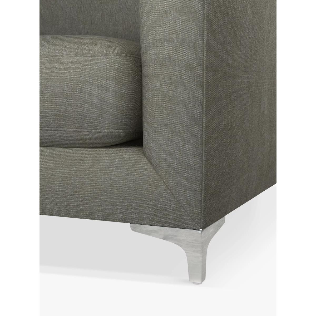 John Lewis & Partners Retreat 5+ Seater LHF Corner Chaise End Sofa, Light Leg, Erin Grey – image 6