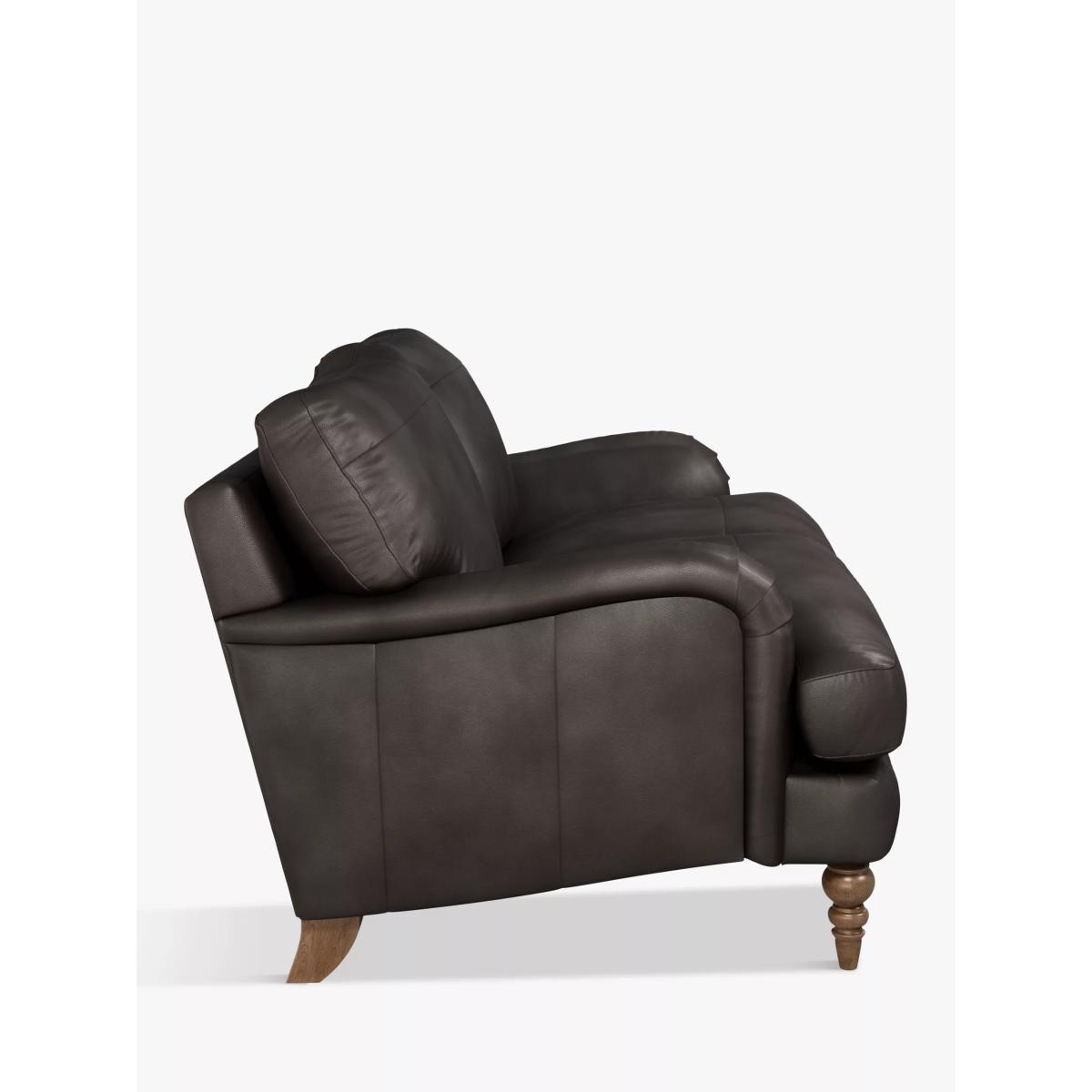 John Lewis & Partners Otley Medium 2 Seater Leather Sofa, Dark Leg – image 2