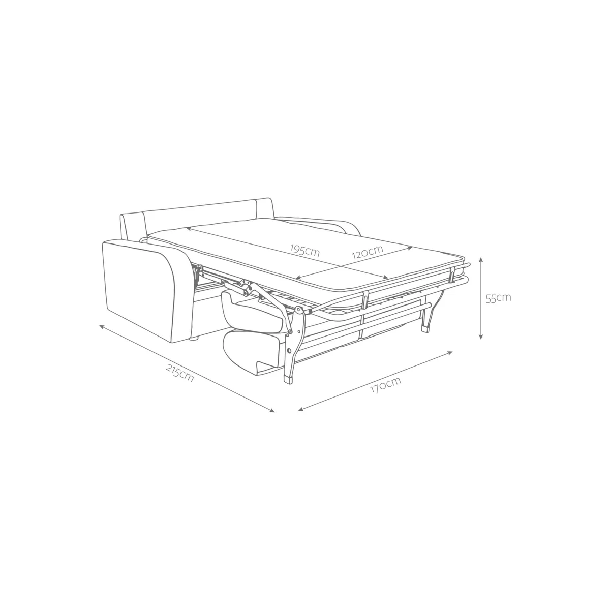 JAY-BE Deco 2 Seater Sofa Bed – image 11