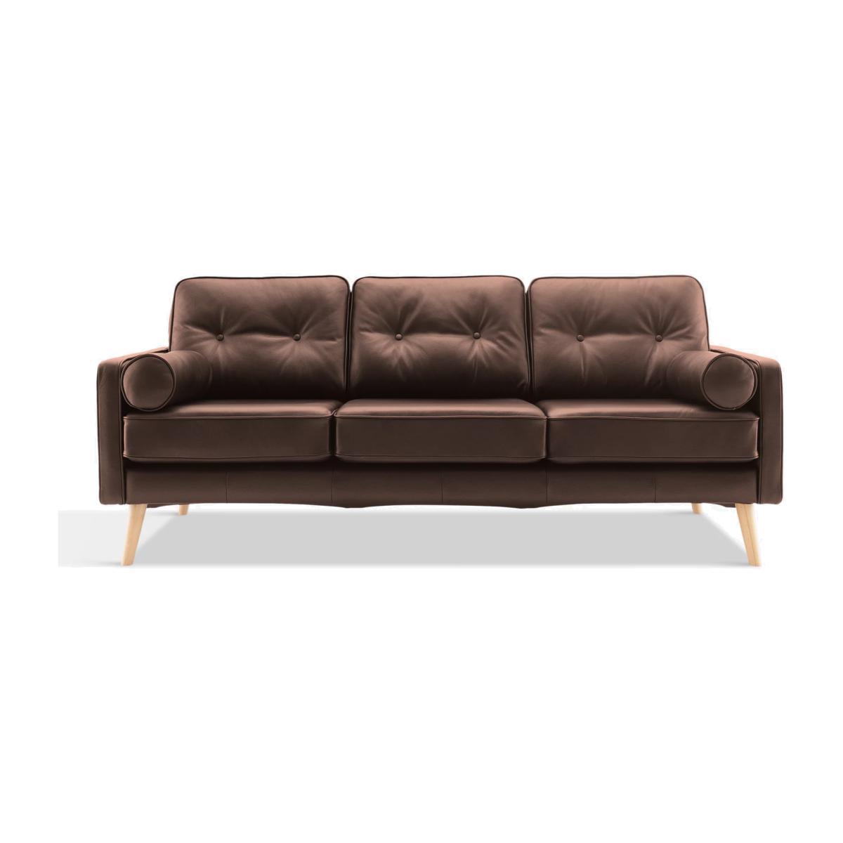 G Plan Vintage The Sixty Five Large 3 Seater Leather Sofa