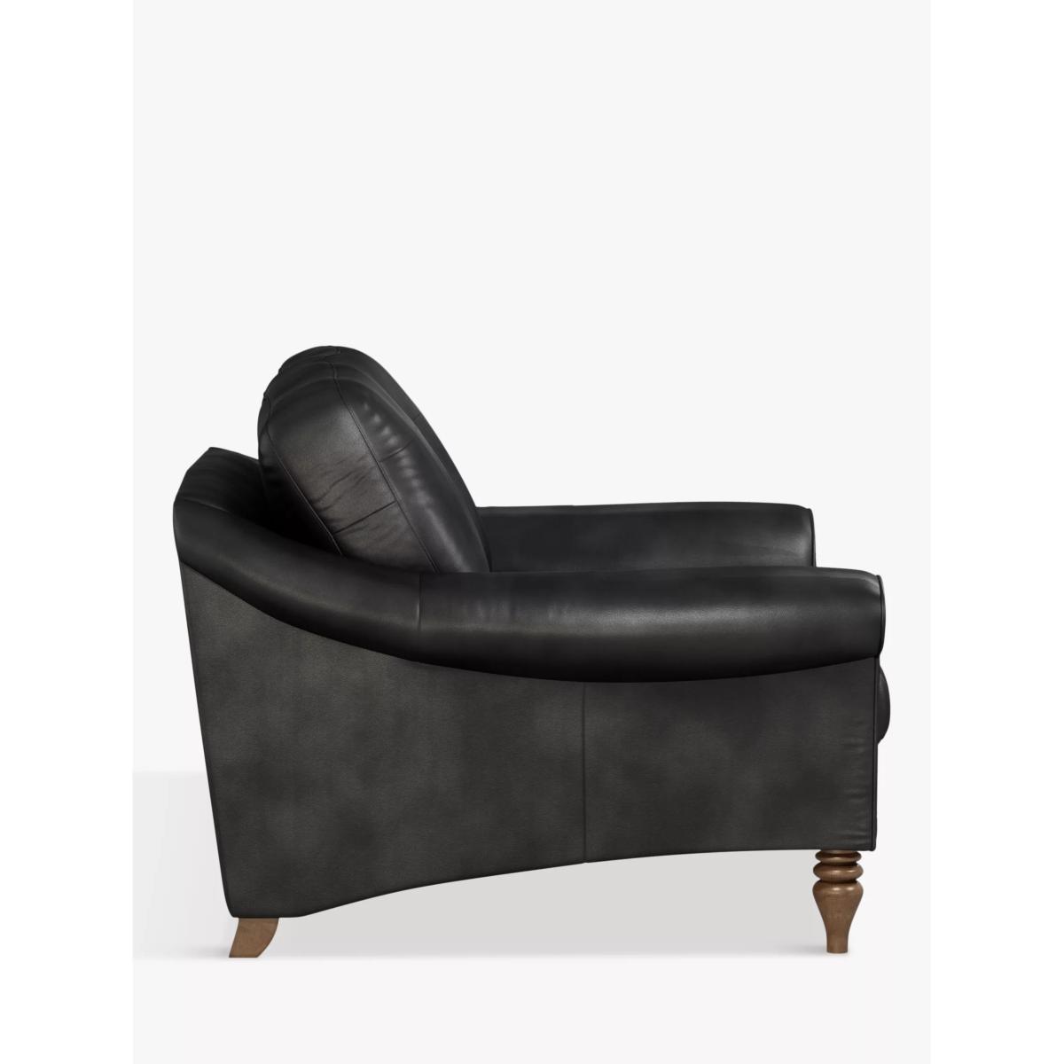 John Lewis & Partners Camber Small 2 Seater Leather Sofa, Dark Leg – image 2