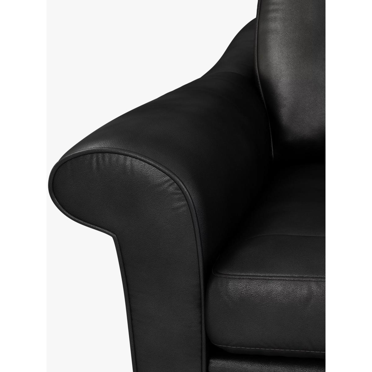 John Lewis & Partners Camber Small 2 Seater Leather Sofa, Dark Leg – image 6