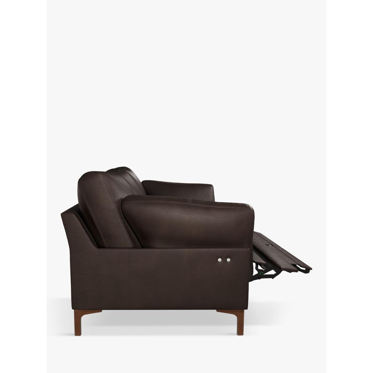 John Lewis & Partners Java II Motion Medium 2 Seater Leather Sofa with Footrest Mechanism, Dark Leg – image 2