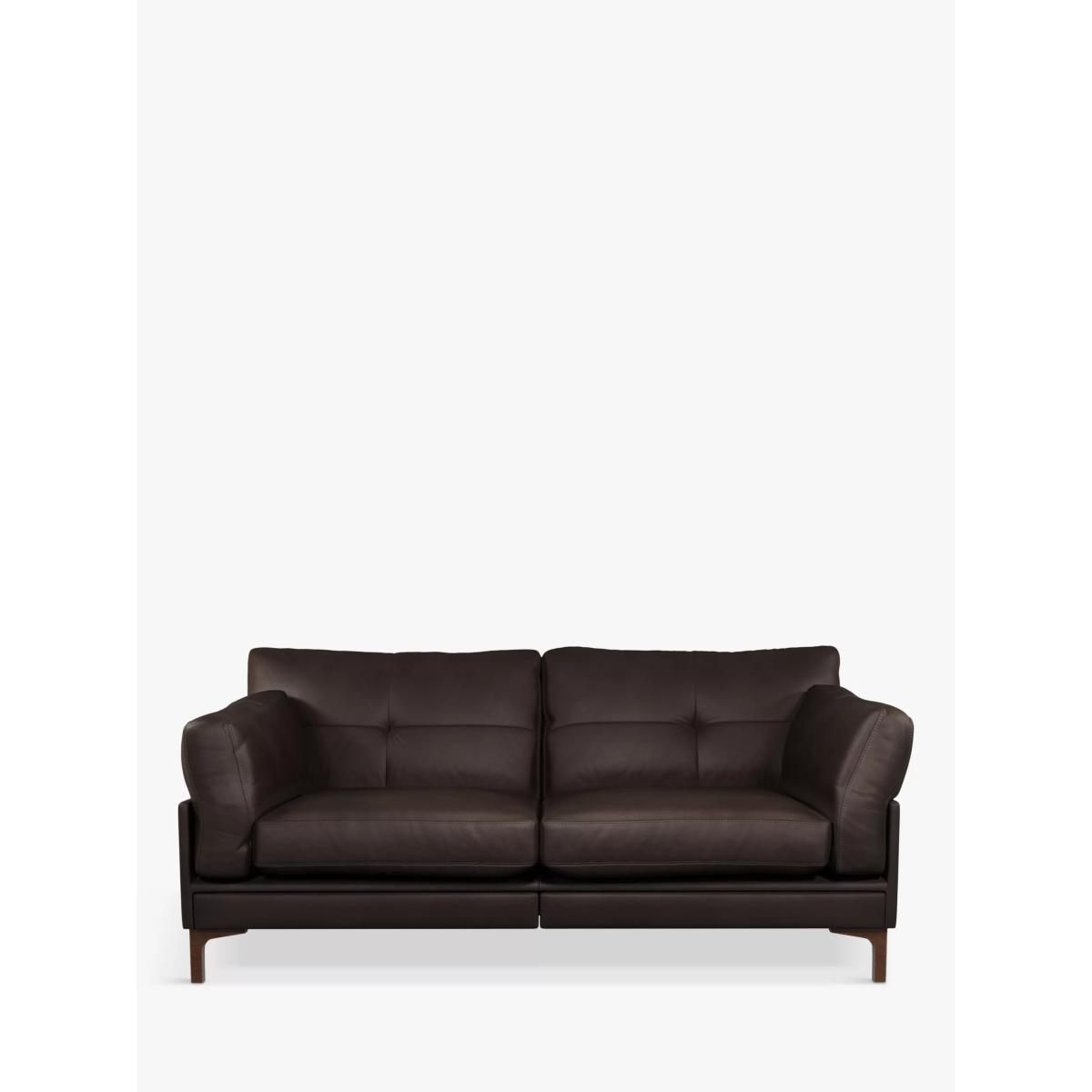 John Lewis & Partners Java II Motion Medium 2 Seater Leather Sofa with Footrest Mechanism, Dark Leg – image 4