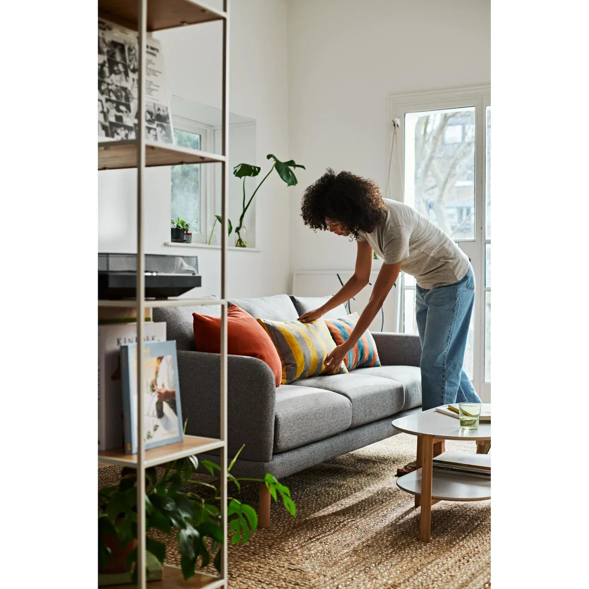 ANYDAY John Lewis & Partners Sweep Large 3 Seater Sofa, Light Leg – image 9