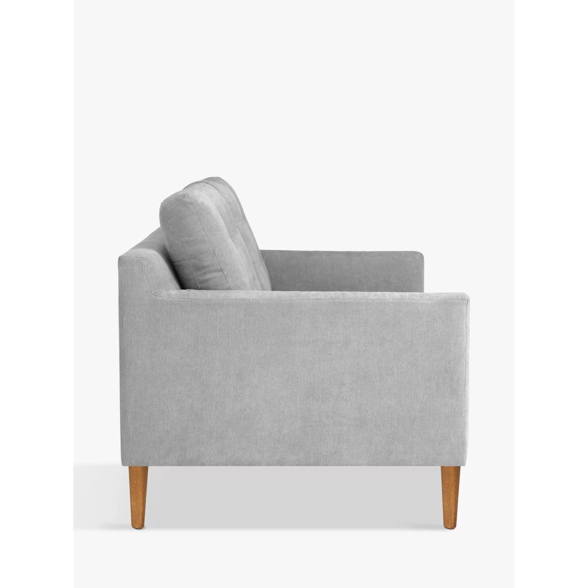 John Lewis & Partners Draper Medium 2 Seater Sofa, Light Leg, Saga Grey – image 4