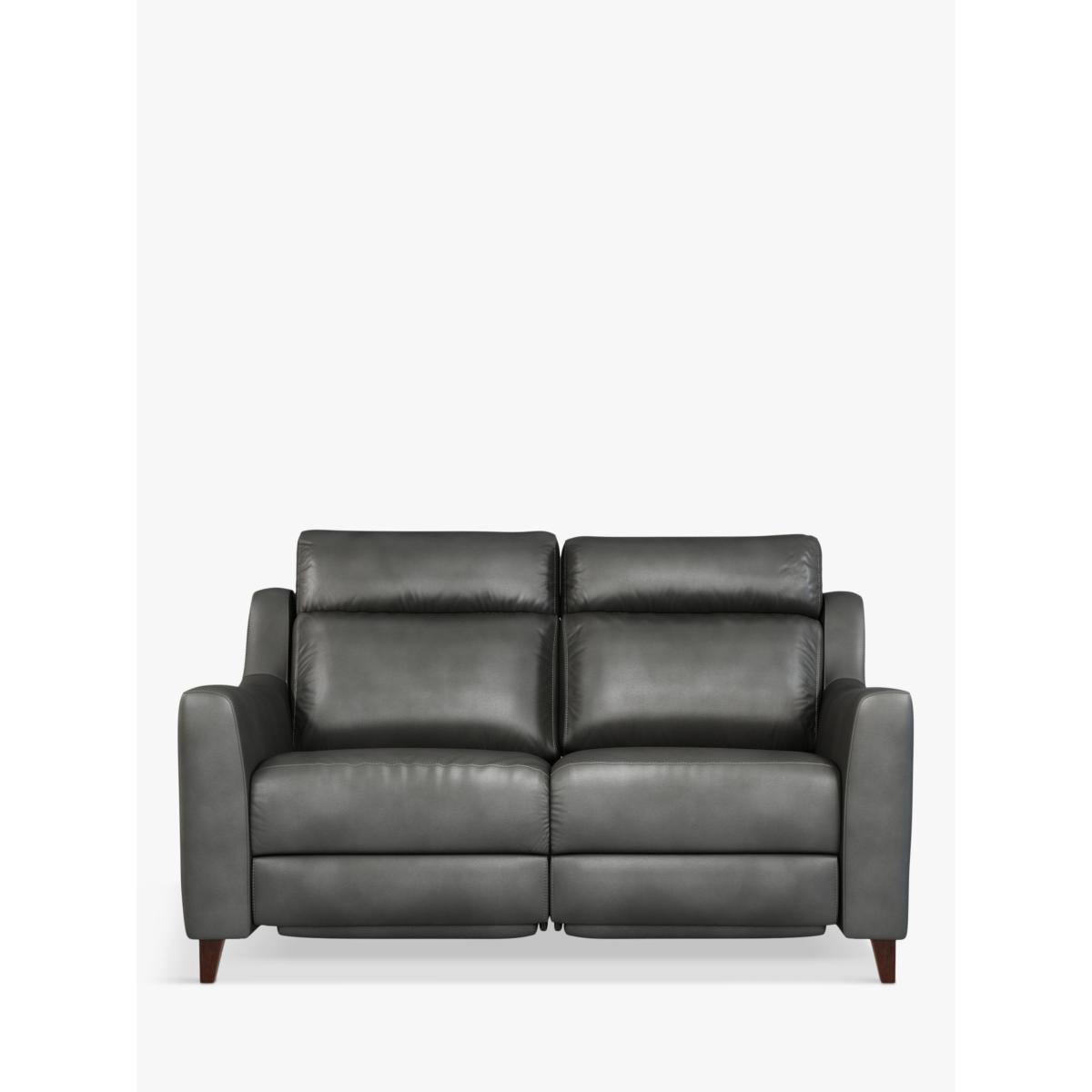 John Lewis & Partners Elevate Medium 2 Seater Leather Sofa, Dark Leg – image 4