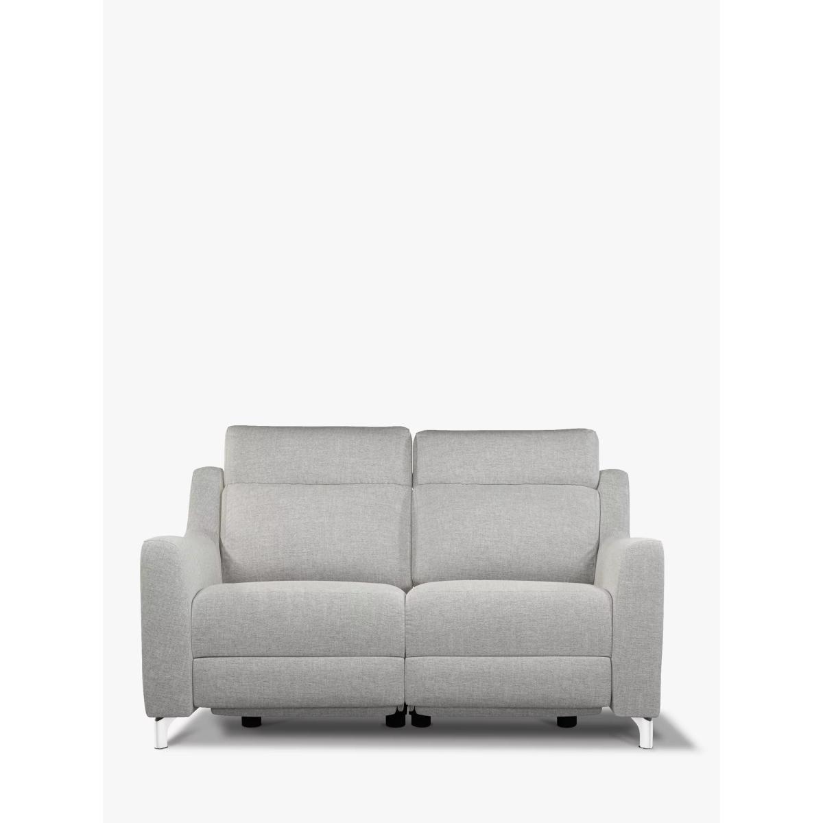 John Lewis & Partners Elevate Medium 2 Seater Power Recliner Sofa, Metal Leg, Connie Grey – image 2