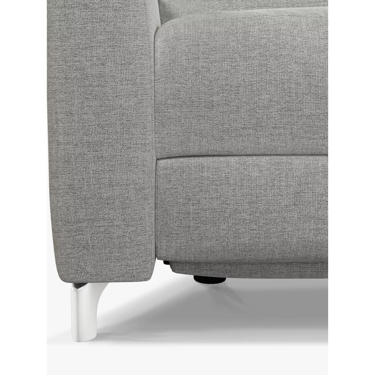 John Lewis & Partners Elevate Medium 2 Seater Power Recliner Sofa, Metal Leg, Connie Grey – image 5
