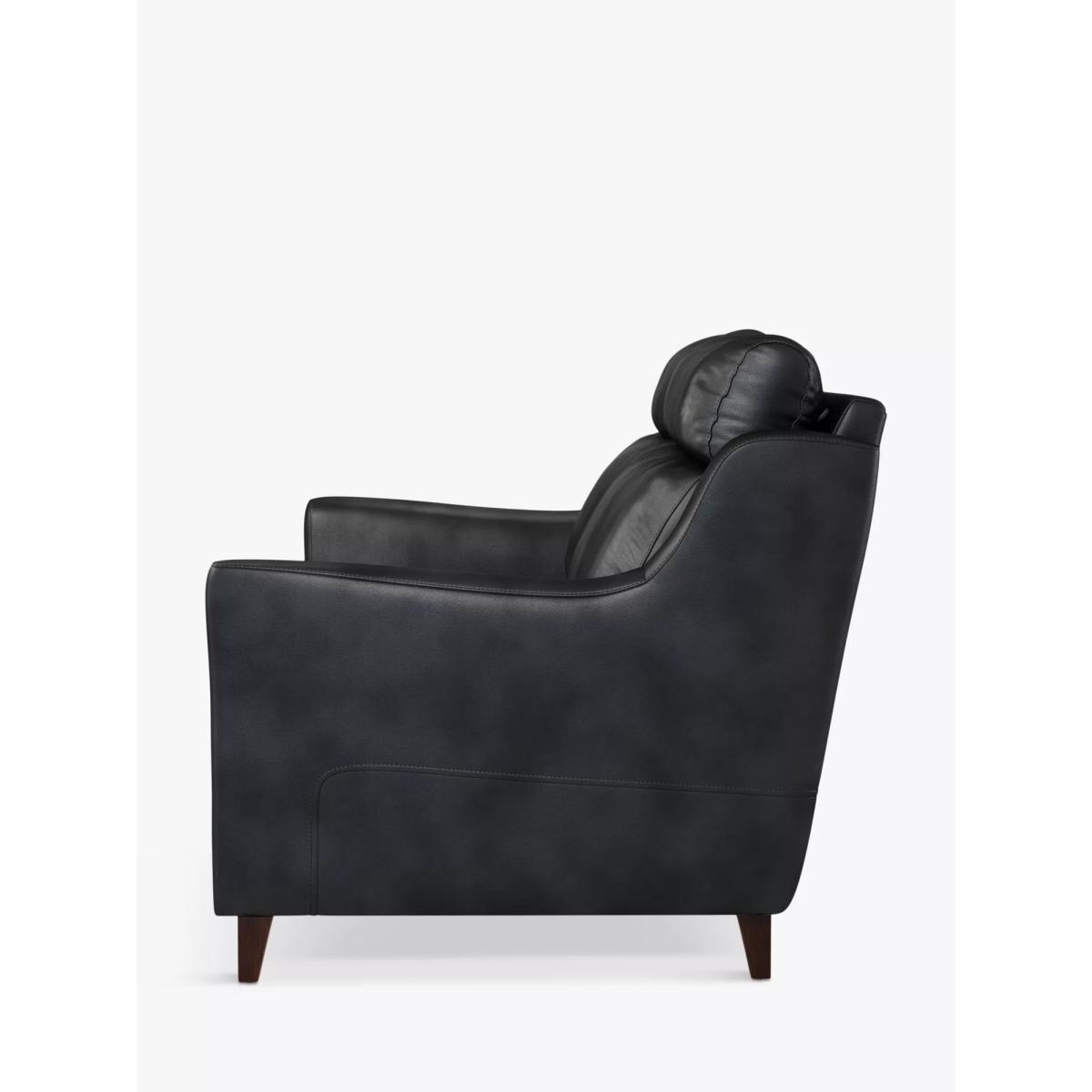 John Lewis & Partners Elevate Large 2 Seater Leather Sofa, Dark Leg – image 2