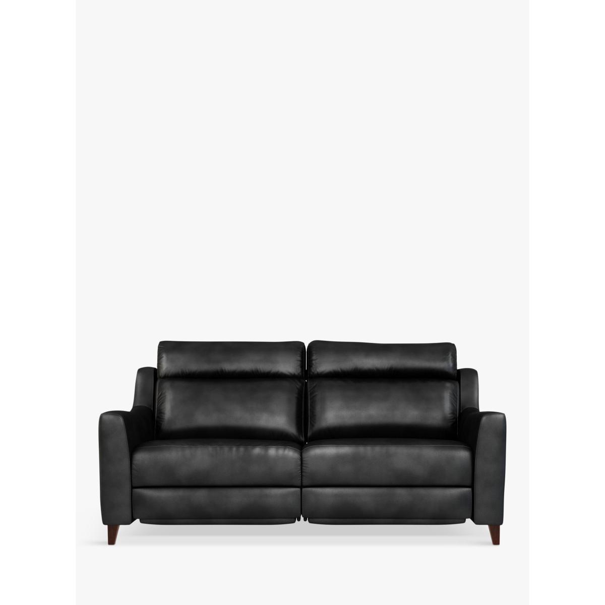 John Lewis & Partners Elevate Large 2 Seater Leather Sofa, Dark Leg – image 4