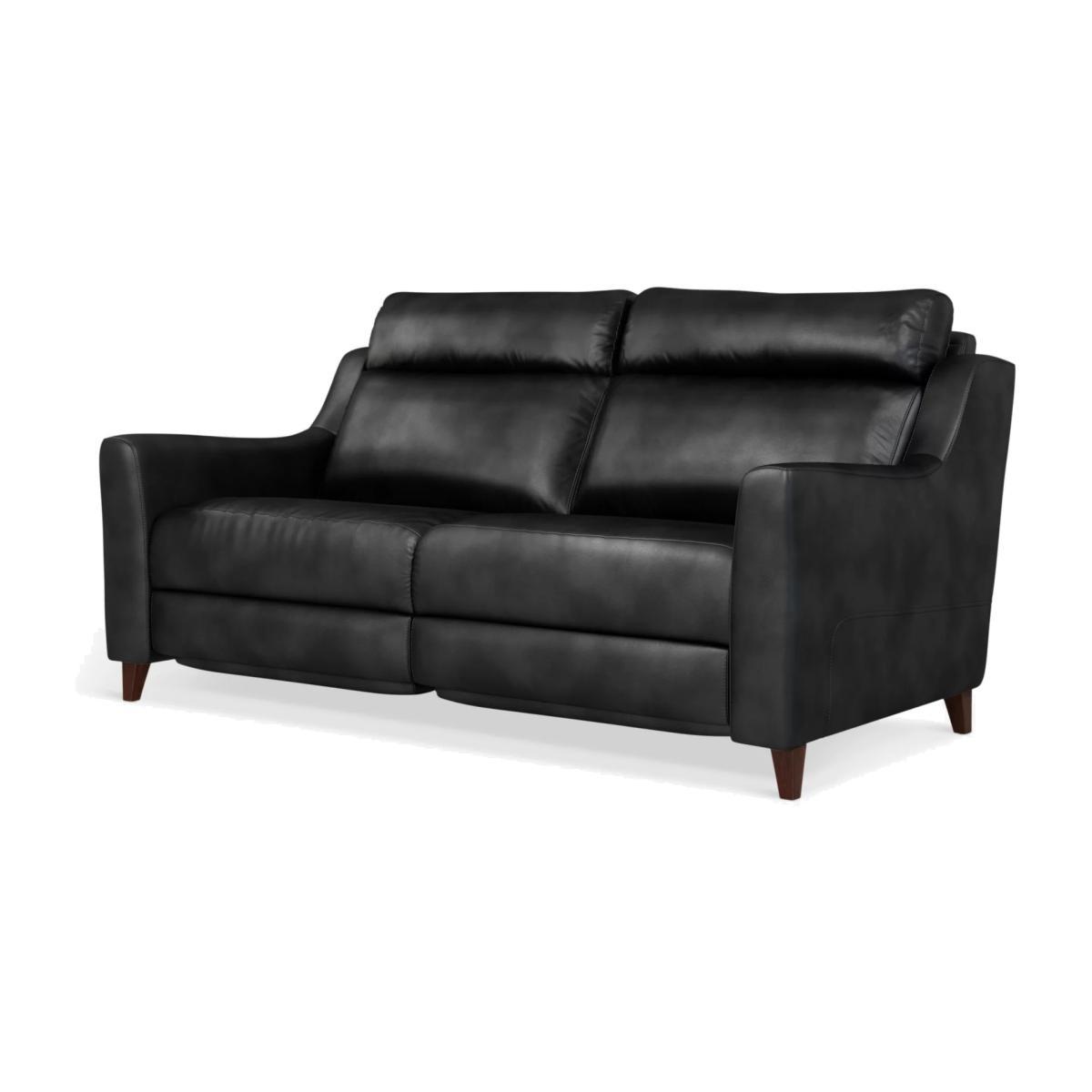 John Lewis & Partners Elevate Large 2 Seater Leather Sofa, Dark Leg – image 1