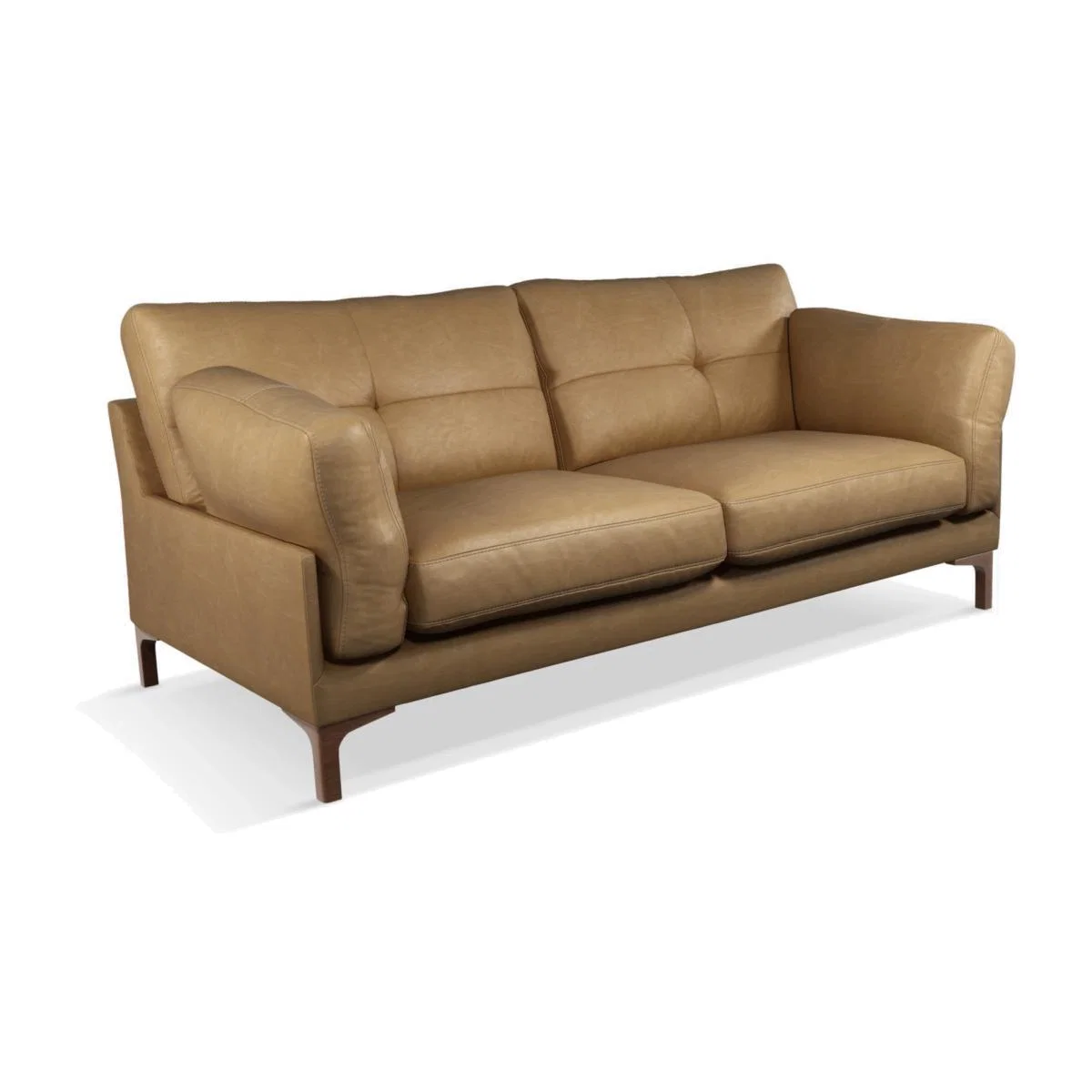 John Lewis & Partners Java II Medium 2 Seater Leather Sofa, Dark Leg – image 1