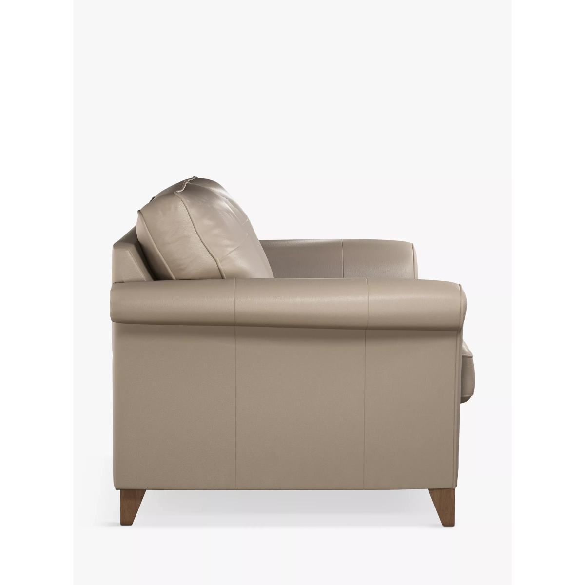 John Lewis & Partners Charlotte Small 2 Seater Leather Sofa, Dark Leg – image 2