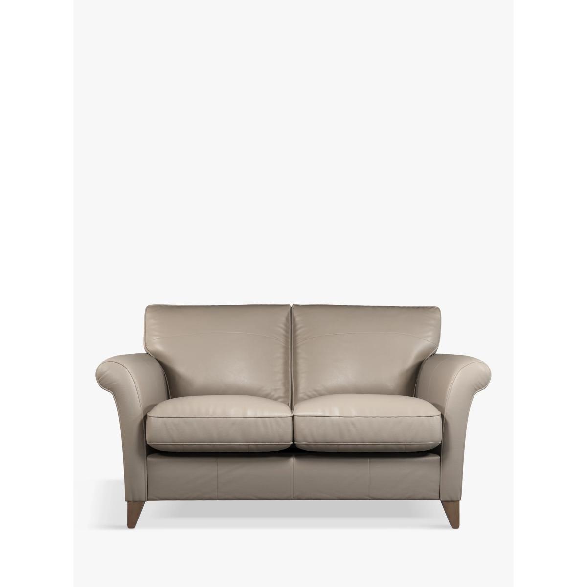John Lewis & Partners Charlotte Small 2 Seater Leather Sofa, Dark Leg – image 4