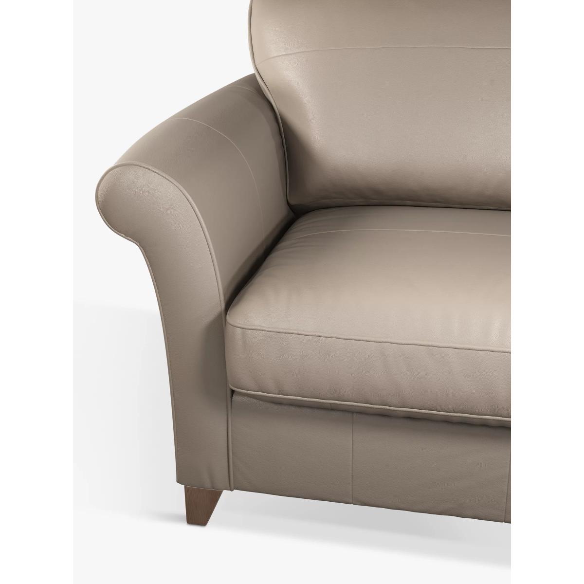John Lewis & Partners Charlotte Small 2 Seater Leather Sofa, Dark Leg – image 5