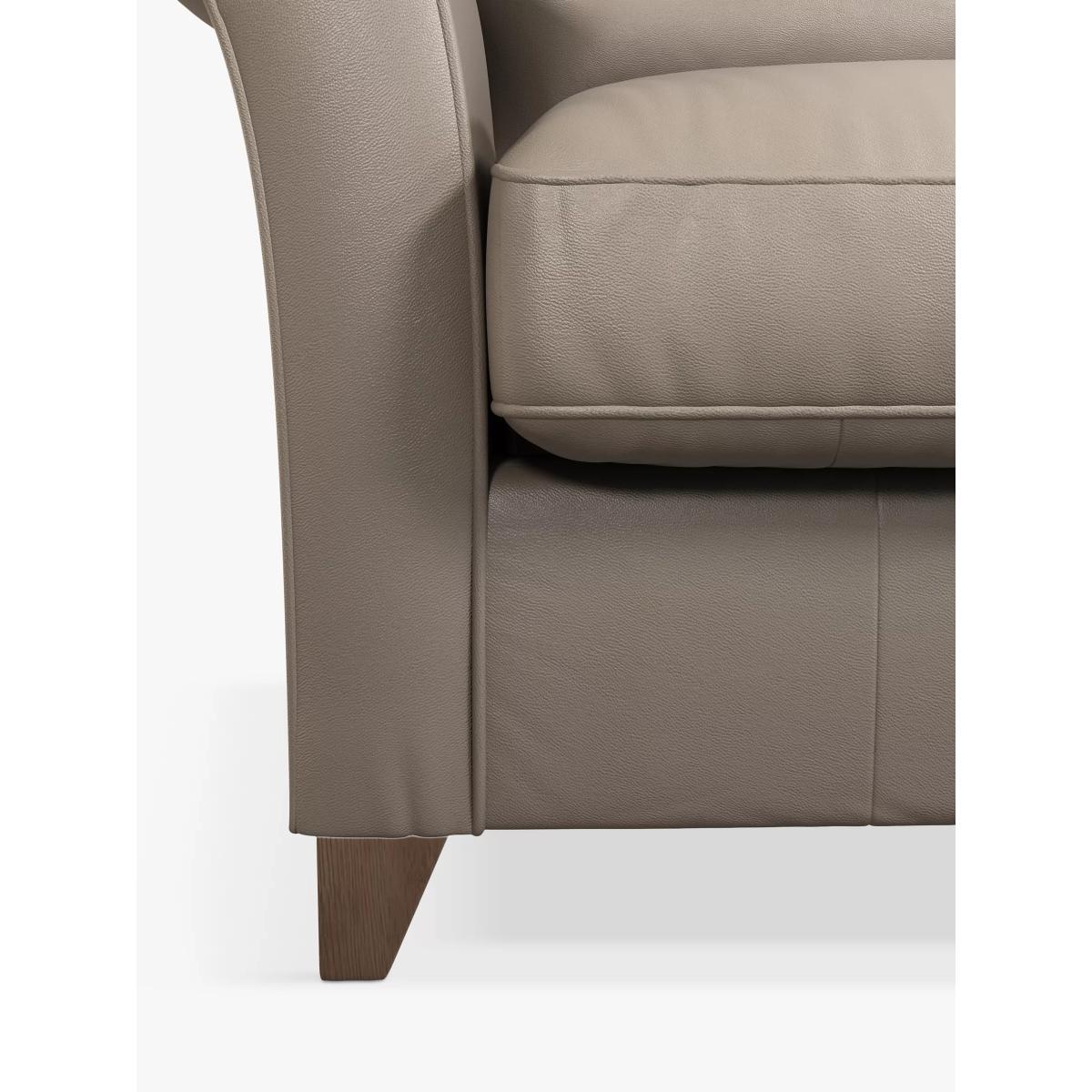 John Lewis & Partners Charlotte Small 2 Seater Leather Sofa, Dark Leg – image 6