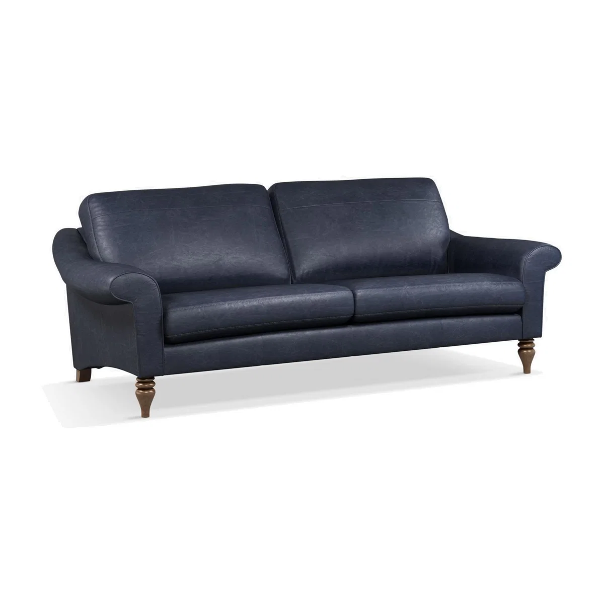 John Lewis & Partners Camber Grand 4 Seater Leather Sofa, Dark Leg – image 1