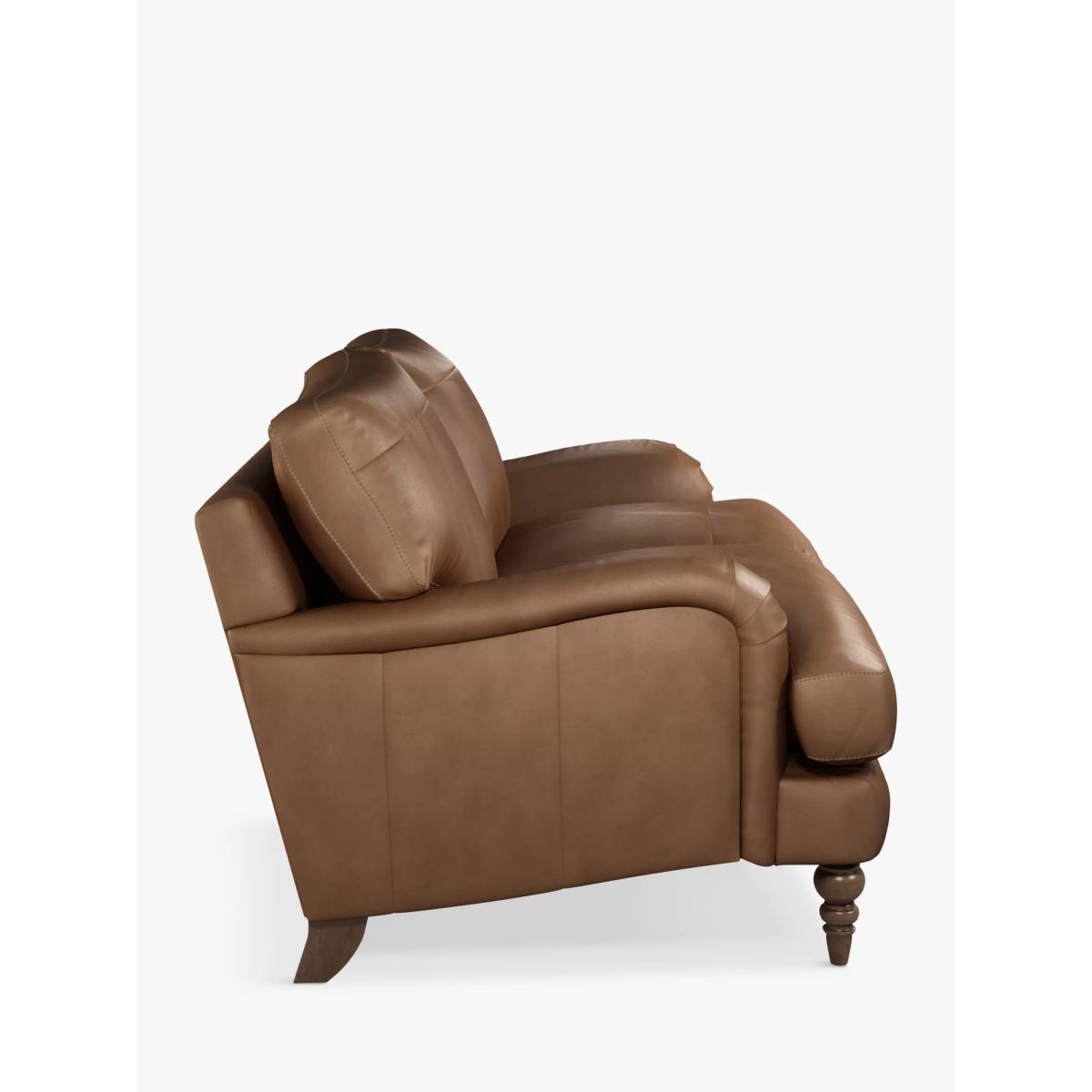 John Lewis & Partners Otley Small 2 Seater Leather Sofa, Dark Leg – image 2