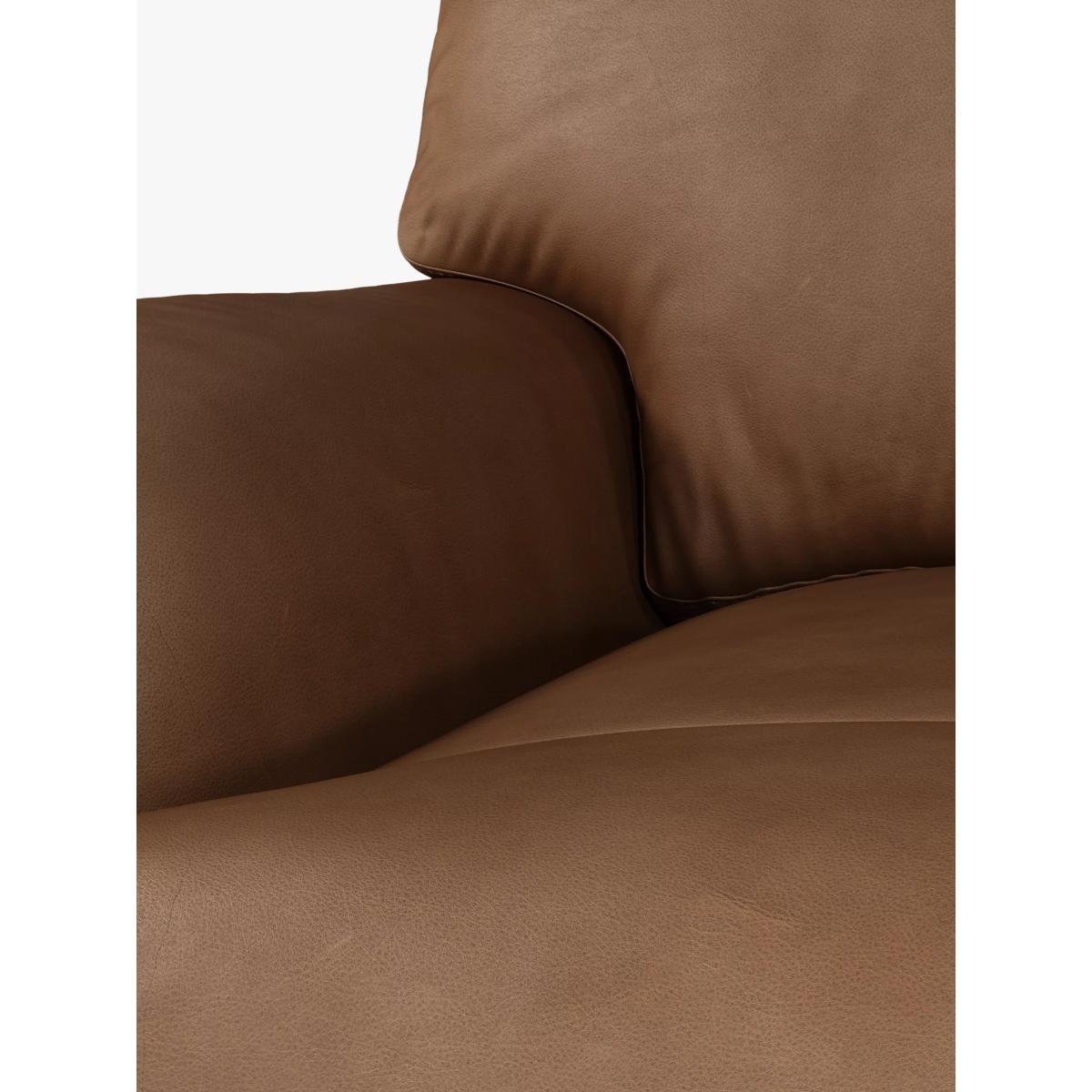 John Lewis & Partners Otley Small 2 Seater Leather Sofa, Dark Leg – image 5
