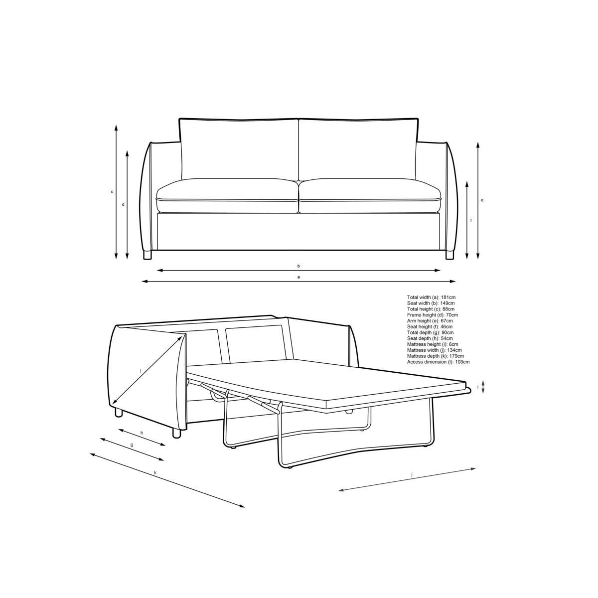 John Lewis & Partners Pillow Medium 2 Seater Sofa Bed – image 6