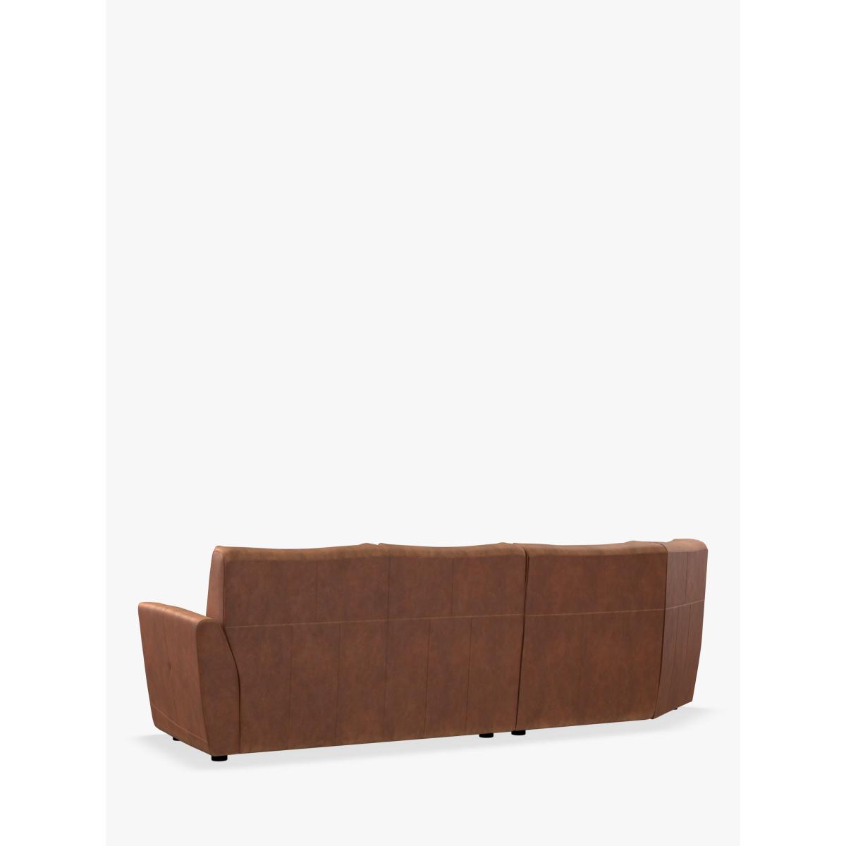 At the Helm Hudson Motion LHF 4 Seater Leather Corner Sofa – image 5