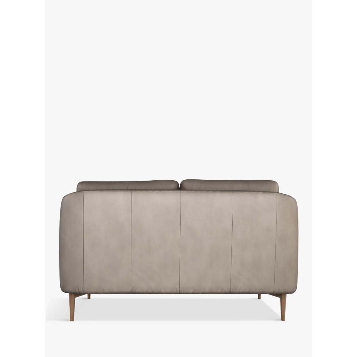 John Lewis & Partners Cape Small 2 Seater Leather Sofa, Dark Leg – image 3