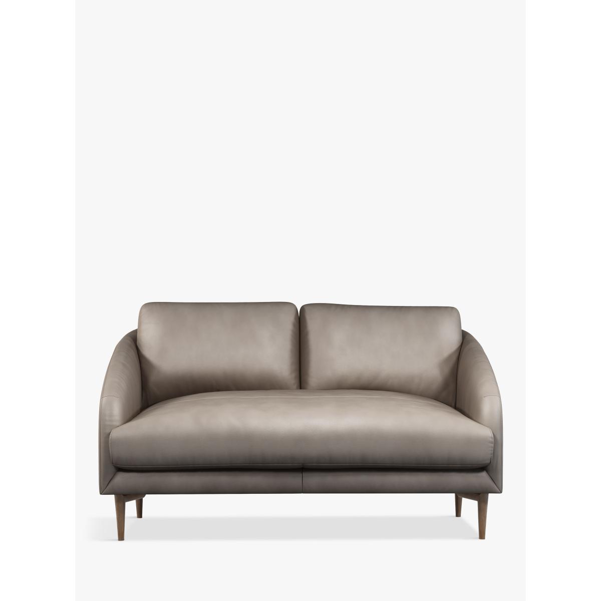 John Lewis & Partners Cape Small 2 Seater Leather Sofa, Dark Leg – image 4