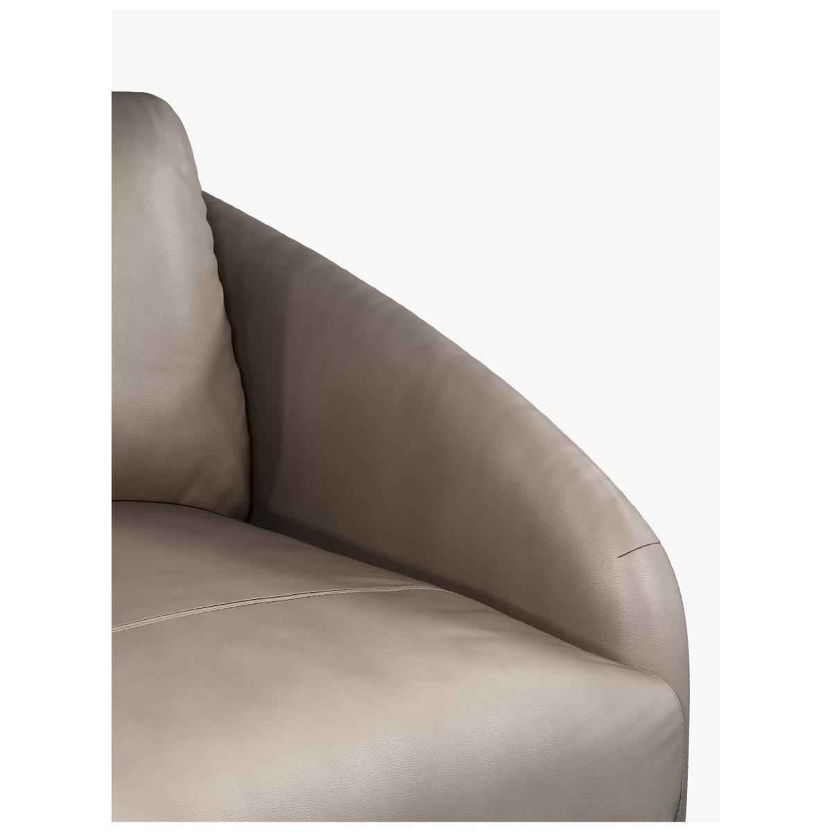 John Lewis & Partners Cape Small 2 Seater Leather Sofa, Dark Leg – image 6