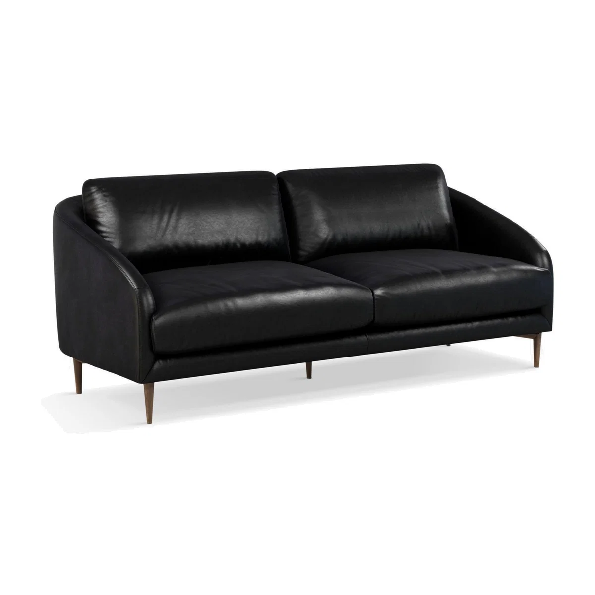 John Lewis & Partners Cape Grand 4 Seater Leather Sofa, Dark Leg – image 1