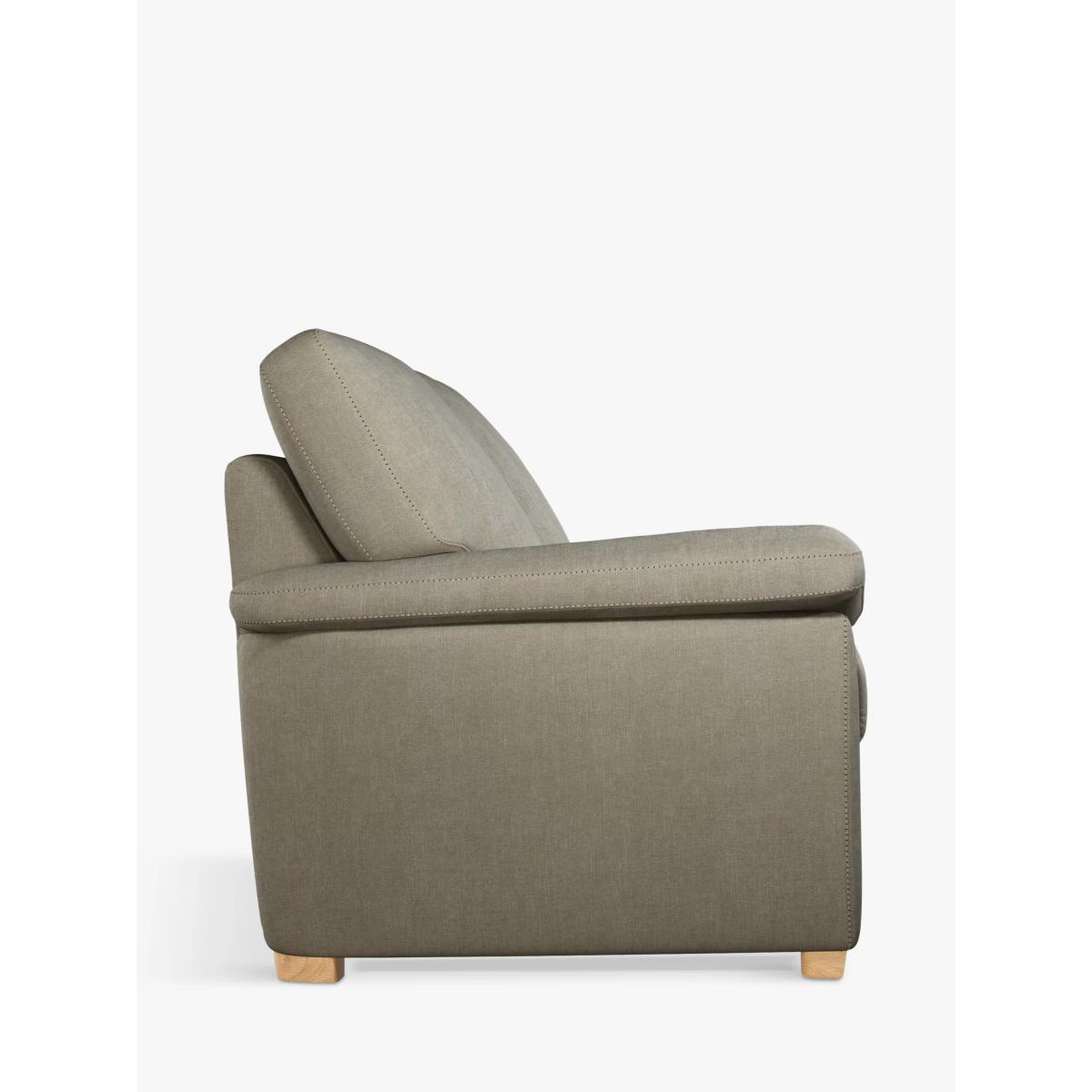 John Lewis Camden Medium 2 Seater Sofa Bed, Light Leg, Soft Touch Chenille Grey – image 3